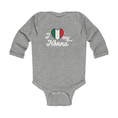 I Love My Nonna Long Sleeve Baby Onesie