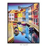 Burano Art Poster