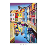 Burano Art Poster