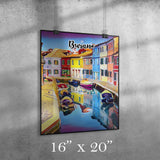 Burano Art Poster