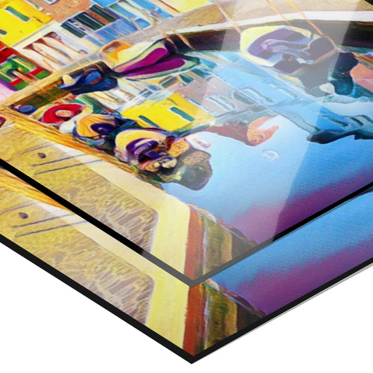 Burano Italy Art Poster Painting 8