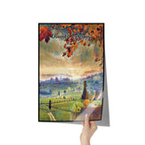 Chianti Tuscany Italy Art Poster Painting 12" x 18"
