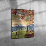 Chianti Tuscany Italy Art Poster Painting 16" x 20"