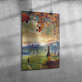 Chianti Tuscany Italy Art Poster Painting 20" x 30"