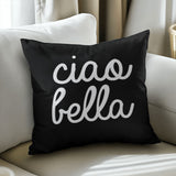 Ciao Bella Decorative Throw Pillow Set (Pillow Cover and Insert)