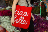 Ciao Bella Tote Bag RED - SALE