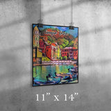 Cinque Terre Italy Art Poster