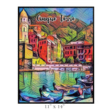 Cinque Terre Italy Art Poster