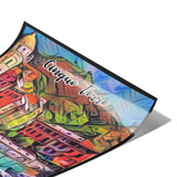 Cinque Terre Italy Art Poster Painting 11" x 14"