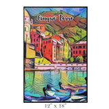 Cinque Terre Italy Art Poster