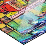 Cinque Terre Italy Art Poster Painting 12" x 18"