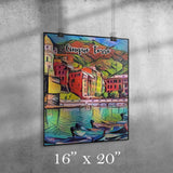 Cinque Terre Italy Art Poster