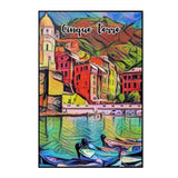 Cinque Terre Italy Art Poster Painting 20" x 30"