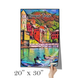 Cinque Terre Italy Art Poster