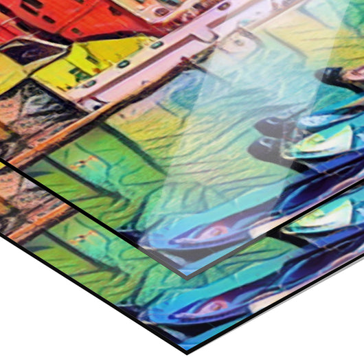 Cinque Terre Italy Art Poster Painting 20