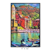 Cinque Terre Italy Art Poster