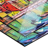 Cinque Terre Italy Art Poster Painting 8" x 12"