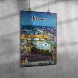Florence Italy Art Poster Painting 20" x 30"