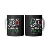 God Made Me Italian 11oz Mug