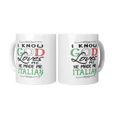 God Made Me Italian 11oz Mug