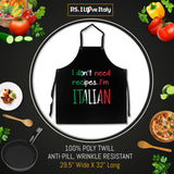 I Don't Need Recipes I'm Italian Apron - SALE