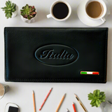 Leather Italia Checkbook Cover