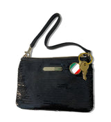Italian Flag Circle Keychain on Bag