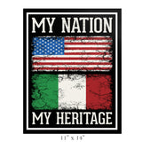 Italian My Nation My Heritage Poster