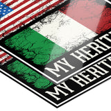 Italian My Nation My Heritage Poster 12" x 18"
