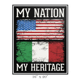 Italian My Nation My Heritage Poster