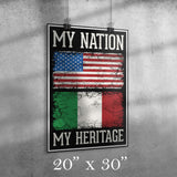 Italian My Nation My Heritage Poster