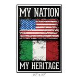 Italian My Nation My Heritage Poster