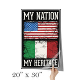 Italian My Nation My Heritage Poster