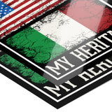 Italian My Nation My Heritage Poster 8" x 12"