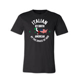Italian By Birth Shirt - BLACK XL - SALE