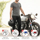 USA Flag Reflector - American Flag Safety Reflector for Car, Bike, Bicycle, & Helmet