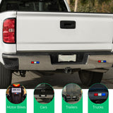 USA Flag Reflector - American Flag Safety Reflector for Car, Bike, Bicycle, & Helmet