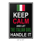 Let The Italian Girl Handle It Poster