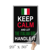 Let The Italian Girl Handle It Poster