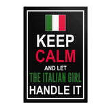 Let The Italian Girl Handle It Poster