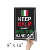 Let The Italian Girl Handle It Poster