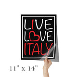 Live Love Italy Poster