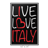 Live Love Italy Poster