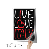 Live Love Italy Poster