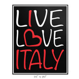 Live Love Italy Poster