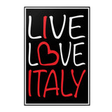 Live Love Italy Poster 20" x 30"