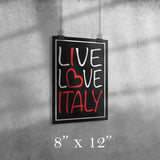 Live Love Italy Poster