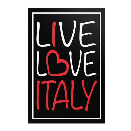 Live Love Italy Poster
