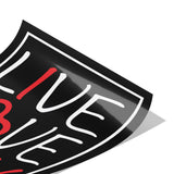 Live Love Italy Poster 8" x 12"