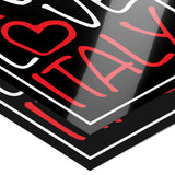 Live Love Italy Poster 8" x 12"